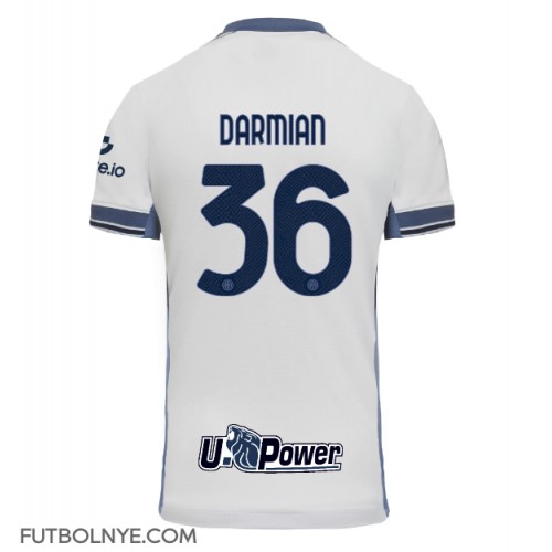 Camiseta Inter Milan Matteo Darmian #36 Visitante Equipación 2024-25 manga corta